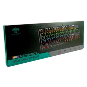 کیبورد سیم دار مکانیکی گیمینگ Leaven مدل K660 MECHANICAL-اورجینال