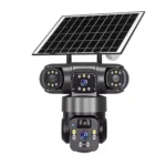 دوربین مداربسته خورشیدی سیمکارتی 3 لنز مدل V380