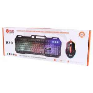 موس و کیبورد گیمینگ گلد اسکار مدل K19