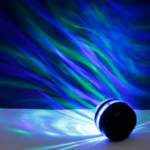 چراغ رقص نور شارژی طرح شفق LED Q6N Magic Ball + ریموت کنترل