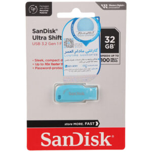 فلش 32 گیگ سن دیسک USB3.2 مدل Sandisk Ultra Shift